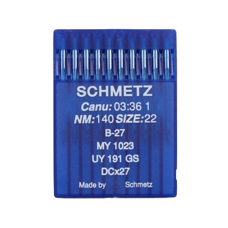 Schmetz Industrial overlock machine needles B 27,81x1, DCx21 regular point size 140/22